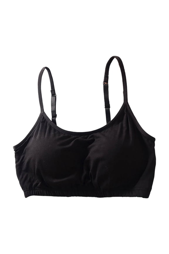 Everyday Bra for Women Teens Padded Camisoles Cotton Pajamas Bralette Underwear Workout Push Up Comfort Bra Breathable Wirefree