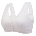 thumbnail image 1 of ATOYSOY Front Closure Bras for Women Wireless Lightweight Breathable Solid Color Bra Full Support Underwire Bra (Pink,36), 1 of 7
