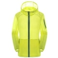 thumbnail image 1 of ATOYSOY Jacket for Women Light Thin Breathable Outdoor Cycling Quick Drying Comfort Jacket Hoodie Skin Clothing Jacket Yellow XL, 1 of 2