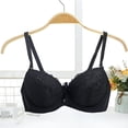 thumbnail image 1 of ATOYSOY Lace Push Up Bras For Women V Neck Style With Underwire Solid Color Adjustable Straps Soft Lining Fabric Support Bra For Dating And All Season, 1 of 6