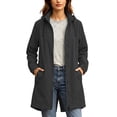 thumbnail image 1 of ATOYSOY Long Raincoat for Women Waterproof Rain Jackets with Hooded Outdoor Light Windbreaker Trench Coat 2026, 1 of 8
