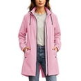 thumbnail image 1 of ATOYSOY Long Raincoat for Women Waterproof Rain Jackets with Hooded Outdoor Light Windbreaker Trench Coat 2026, 1 of 8