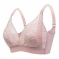 thumbnail image 1 of ATOYSOY Nursing Everyday Bra Lace Splicing Breathable Push Up Underwear Wireless Workout Thin Lightly Girls Teens Smoothing Comfy Bra Pink, 1 of 6
