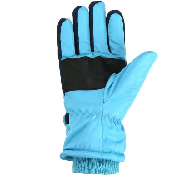 ATOYSOY Ski Ice Skating Glove for Girls Boys Winter Warm Lining Gloves Outdoors Sports Snowboarding Windproof Gloves