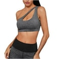 thumbnail image 1 of ATOYSOY Sports Bra Lightly Running Yoga Breathable Push Up Underwear Quick-Drying Shock-Proof Smoothing Comfort Bra Cutout Everyday Bra Fitness Workout Seamless Gray, 1 of 5