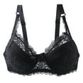 thumbnail image 1 of ATOYSOY Sports Everyday Bra Breathable Push Up Underwear Workout Solid Color Lace Girls Teens Bowknot Smoothing Comfort Bra Black, 1 of 6