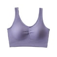 thumbnail image 1 of ATOYSOY Wireless Bras for Women Solif Comfy No Underwire Push Up Supportive Bra Everyday Underwear (Purple,Free Size), 1 of 3