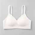 thumbnail image 1 of ATOYSOY Wireless Women Bras Comfortable Seamless Delta Cup Bra No Underwire Adjustable Straps Solid Color For Everyday Wear And Light Activities, 1 of 5