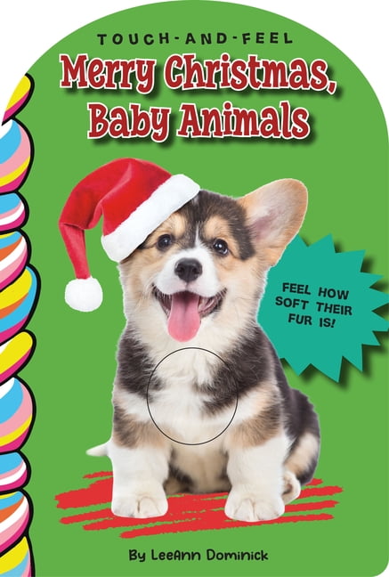 Merry Christmas, Baby Animals Touch and Feel, (Board Book)