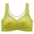 thumbnail image 1 of ATOYSOY Women's Everyday Bra Breathable Push Up Underwear Sports Smoothing Comfort Bra Seamless Clearance Yellow L, 1 of 3