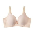 thumbnail image 1 of ATOYSOY Women's Everyday Bra Breathable Push Up Underwear Underwire Smoothing Comfort Bra Thin Lightweight Beige L, 1 of 3