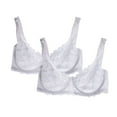 thumbnail image 1 of ATOYSOY Women's Lace Underwire Bra Breathable Sheer Mesh Unlined Bralette Comfortable Full Coverage Bra for Daily Wear All Season Intimates for Home Commuting and Casual Use Multiple Colors Available, 1 of 2