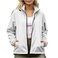 thumbnail image 1 of ATOYSOY Women's Long Raincoat with Hood Outdoor Light Windbreaker Rain Jacket Waterproof 2026, 1 of 9
