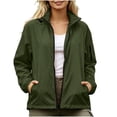 thumbnail image 1 of ATOYSOY Women's Long Raincoat with Hood Outdoor Light Windbreaker Rain Jacket Waterproof 2026, 1 of 8