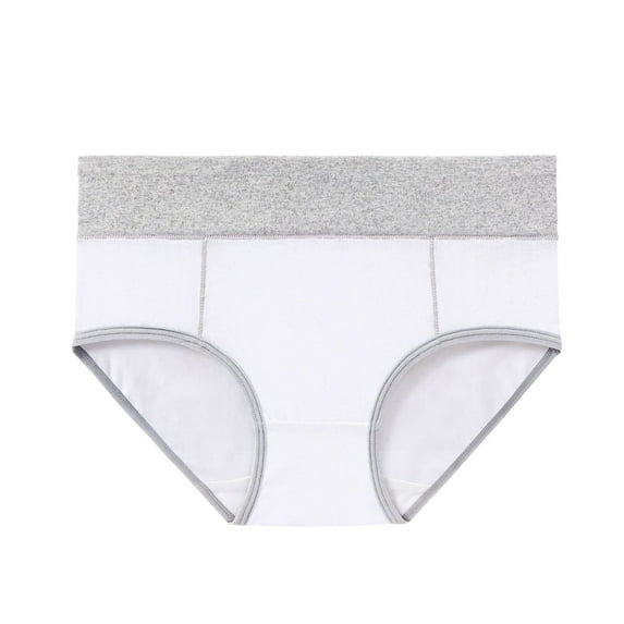 ATOYSOY Women's Multipack Solid Panty Classic Briefs Girls Comfy Plus Size Hip Lifting Cotton Panties, 4 Pack Underpants Stretchy Shapewear Control Briefs Seamless XXXL