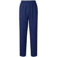 thumbnail image 1 of ATOYSOY Women's Outwear Solid Color Stretch Trousers Relaxed Full Length Pants High Waist Jog Pants Fashion Loose Pants with Pockets Casual Sweatpants Juniors Girls Blue XXL, 1 of 3