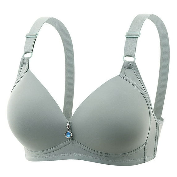 ATOYSOY Women's Plus Size Everyday Bra Wireless Breathable Push Up Underwear Smoothing Comfort Bra Support Full Coverage Bra Clearance Green XL