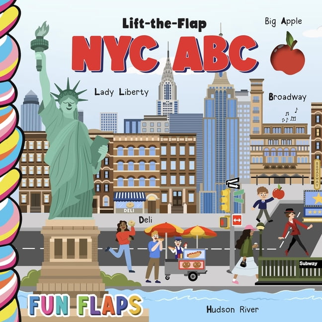 Fun Flaps NYC ABC, (Board Book)