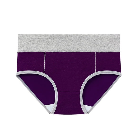 ATOYSOY Women's Solid Panty Classic Briefs Girls Comfy Shapewear Control Briefs Seamless Plus Size Hip Lifting Cotton Panties, 5 Pack Multipack Stretchy Underpants XXXXL