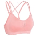 thumbnail image 1 of ATOYSOY Women's Sports Bra Everyday Bra Camisoles Breathable Push Up Bralette Teens Comfort Bra Workout Underwear Yoga Running Activewear Spaghetti Strp Wireless Pink L, 1 of 6