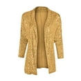 thumbnail image 1 of ATOYSOY Women's Trendy Solid Color Sequins Coat Casual Sweatshirts Loose Party Jackets for Women Outwear Long Sleeve Tops Open Front Cardigan Fall Winter Gold XXL, 1 of 5