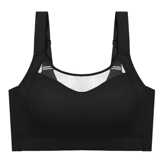 ATOYSOY Women's Wireless Breathable Lace Panel Push Up Bra with Adjustable Straps Everyday Wear for Rest Travel and Casual Activities