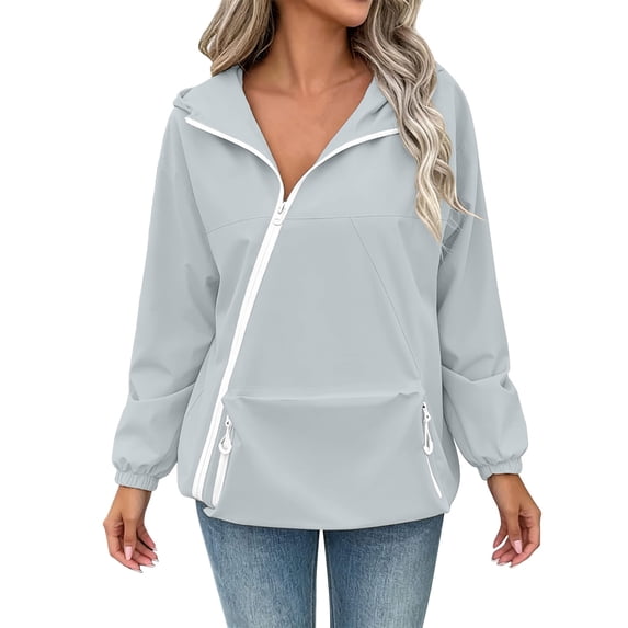 ATOYSOY Womens Rain Jackets Waterproof Windbreaker Jackets light Portable Rain Coat