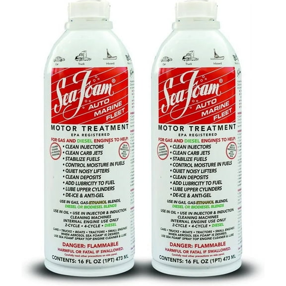 Sea Foam Motor Treatment - Universal Automotive Additive - 16 Oz