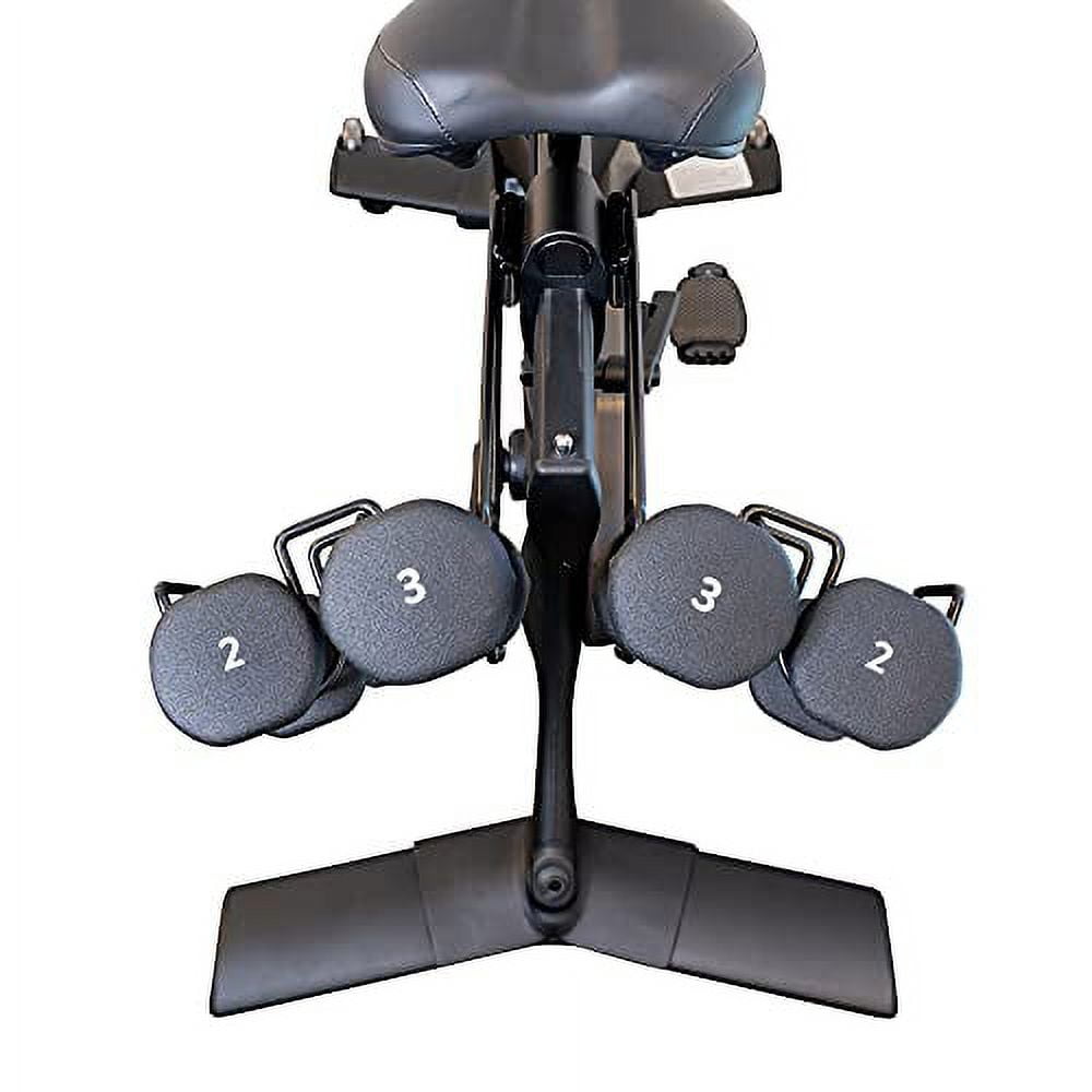 Stationary bike weight rack hotsell