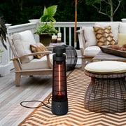 ATR ART to REAL 1200W Patio Infrared Electric Freestanding Heater,IP55 Waterproof,Touch Switch,Black