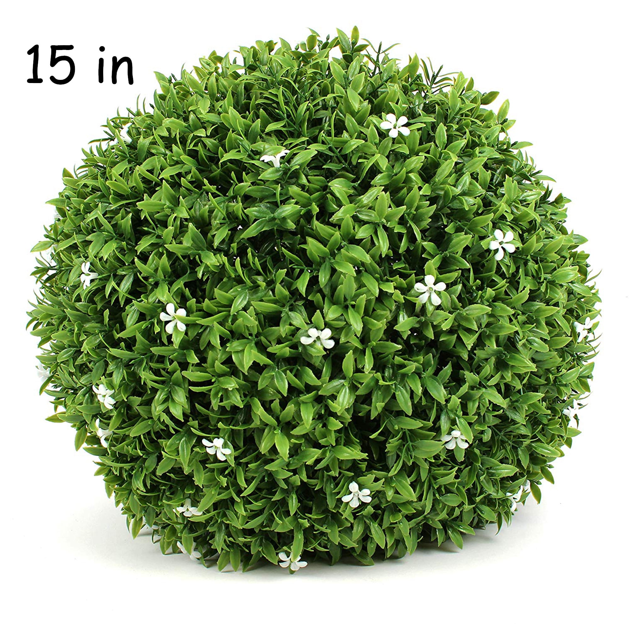 ATR ART to REAL 15'' Artificial Topiary Ball, Boxwood Greenery Ball for