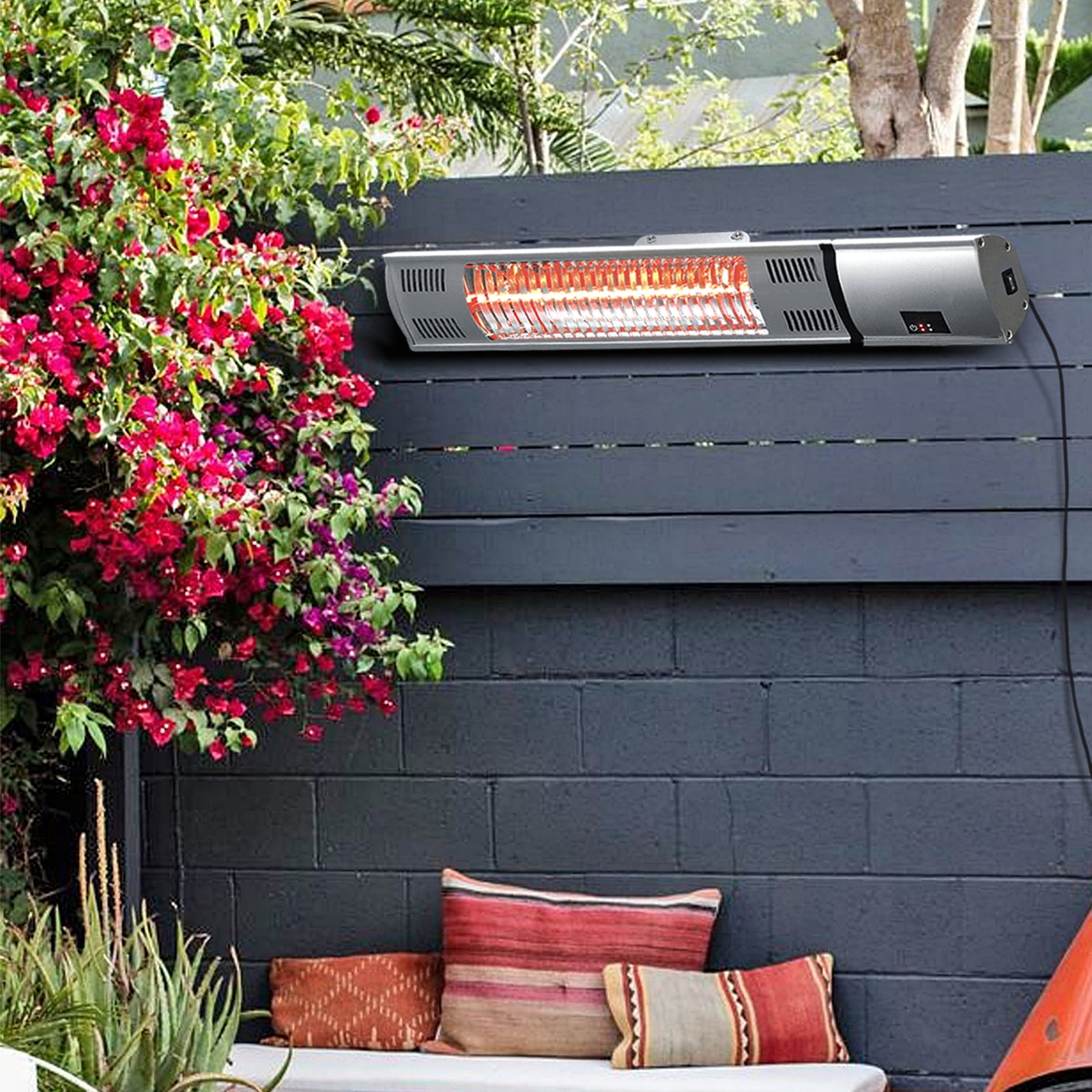 ATR ART to REAL 1500W Patio WallMounted Electric Heater, Infrared