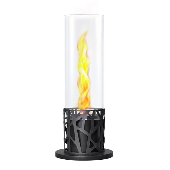 ATR ART to REAL 19.7"H Tornado Flame Steel Tabletop Firepit,Outdoor Indoor Metal Fireplace, Awesome Christmas Gifts