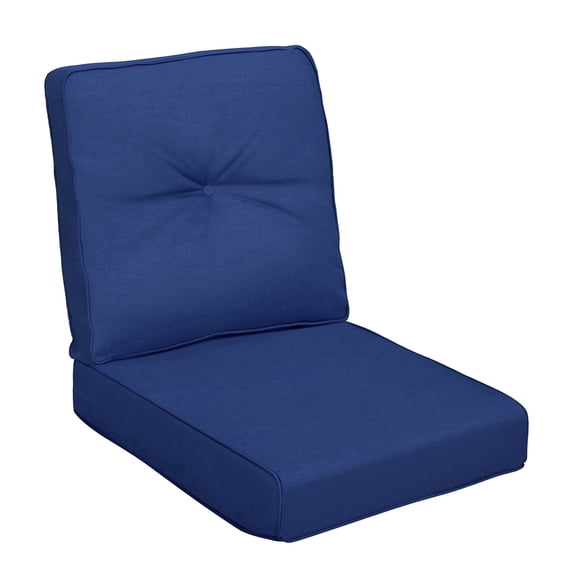 ATR ART to REAL 22" x 24"Outdoor Chair Deep Seat Cushion Set,Patio Rocker Chair Replacement Cushion,Waterproof & Fade Resistant,Navy Blue