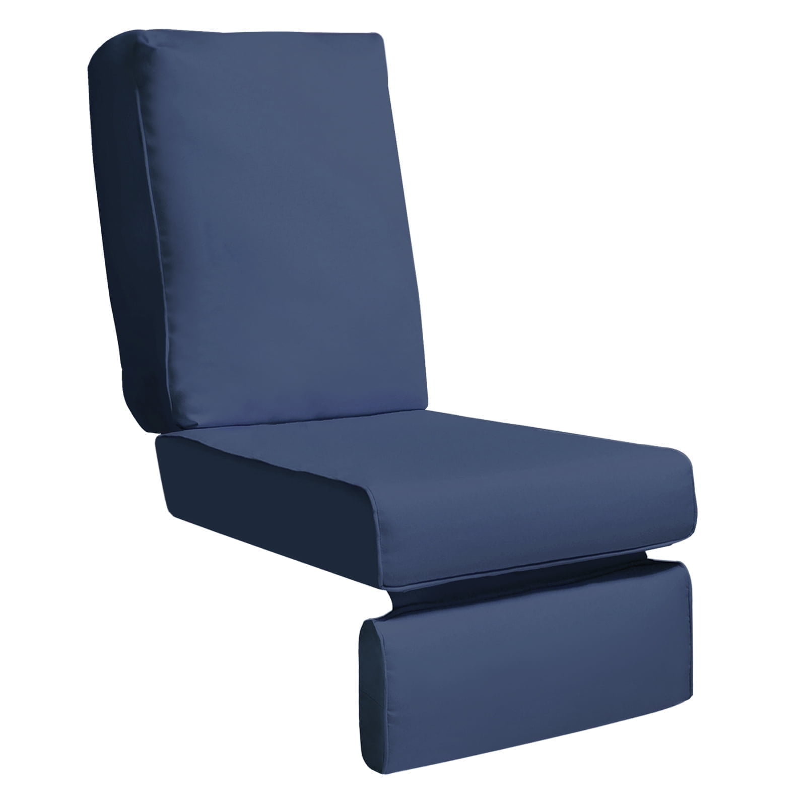 ATR ART to REAL Indoor Outdoor Recliner Replacement Waterproof Cushion, 5.5” Thick,Removable Washable Cover,Water Repellent,Navy Blue