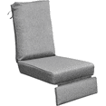 thumbnail image 1 of ATR ART to REAL Replacement Cushion for Outdoor Recliner,5.5” Thick,Removable Washable Cover,Water Repellent,Grey, 1 of 12