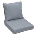 thumbnail image 1 of ATR ART to REAL Outdoor Chair Cushion Set 24 x 24 inch，Waterproof & Fade Resistant Patio Furniture Cushions with Removable Cover,Gray, 1 of 9