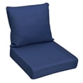 thumbnail image 1 of ATR ART to REAL Outdoor Seat Cushion Set 24 x 24 inch，Waterproof & Fade Resistant Patio Chair Cushions with Removable Cover,Navy Blue, 1 of 8