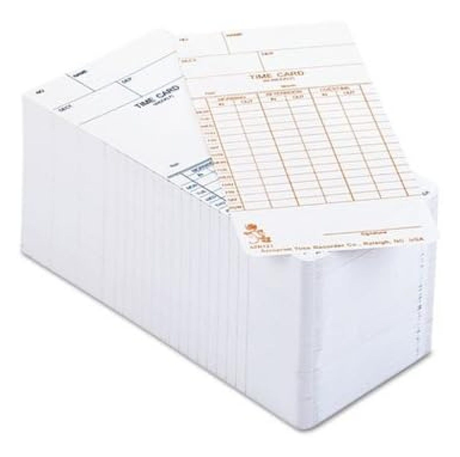 ATR121 Weekly/BiWeekly Time Cards for the ATR120 Time Clock