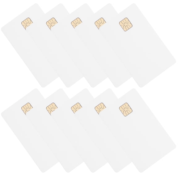 ATRISS 12pcs Blank Credit Cards Blank Cards with Chips Blank Ic Cards Door Control Cards