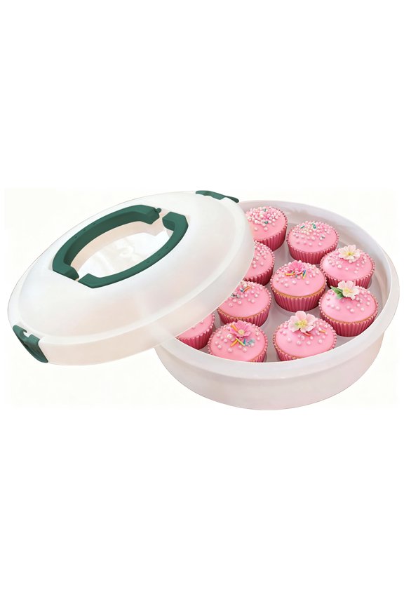 ATRTDO Clear Plastic Portable Eggs Cookies Food Storage Container