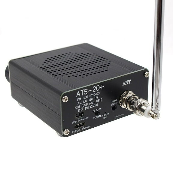 ATS-20 Si4732 Full-Band Radio Receiver Type-C for , AM MW SW 0.96-inch