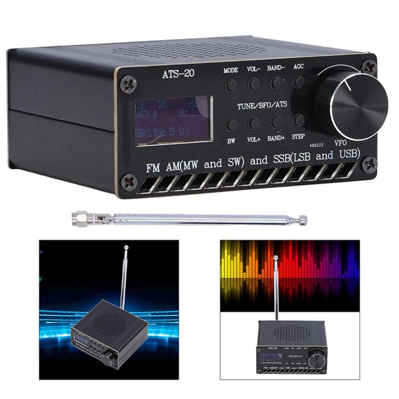 ATS-20+Si4732 Multi-Band Radio Receiver FM AM MW and SW and SSB (LSB and USB)