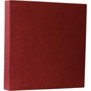 ATS Acoustic Panel 24x24x4 Inches, Beveled Edge, in Burgundy