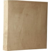 ATS Acoustic Panel 24x24x4 Inches, Square Edge, in Camel Microsuede