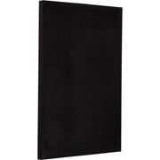 ATS Acoustic Panel 24x36x2 Inches, Square Edge, in Black Microsuede