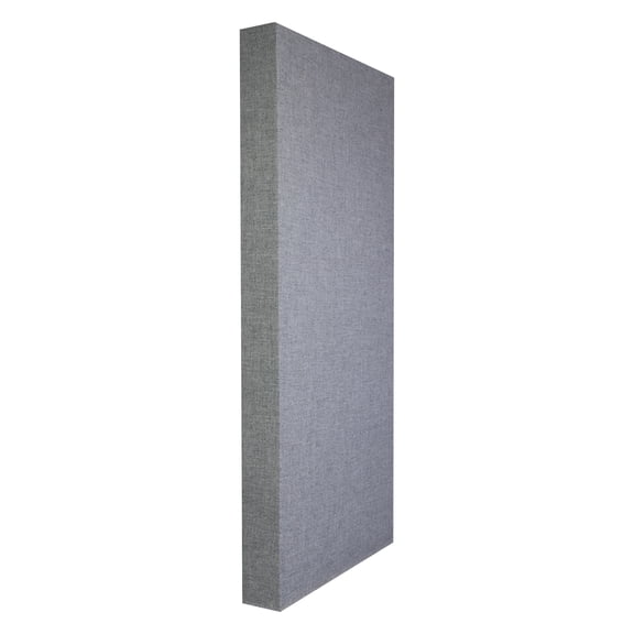 ATS Acoustics Bass Trap Full Range Sound Absorbing Echo Reducing Studio Acoustic Wall Panel 24" x 48" x 4" (Merle Grey)