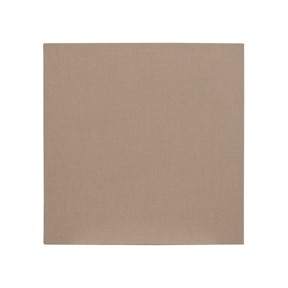 ATS Acoustics Ceiling Acoustic Tile 24"x24"x2" Sound Absorbing Drop Grid Panel For T-Bar Drop Ceiling Noise Reduction (Tan)