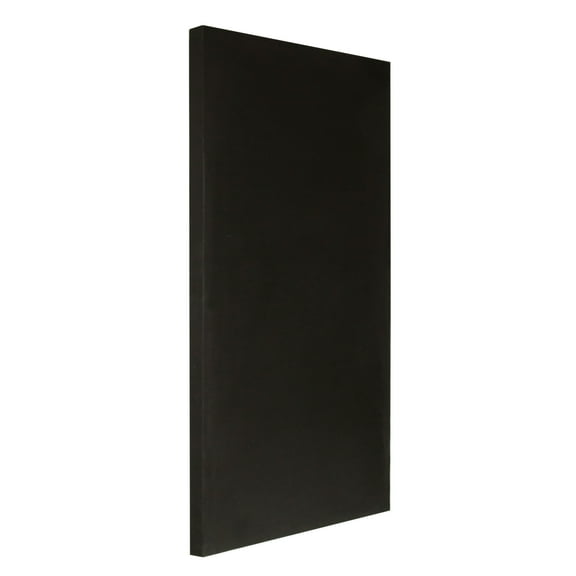 ATS Acoustics Microsuede Acoustic Panel 24" x 48" x 2" Square Edge (Black)