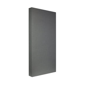 ATS Acoustics ECO Panel Low-VOC Professional Studio Recording Booth Sound Absorbing Acoustic Panel 24" x 48" x 4" (Warm Grey)